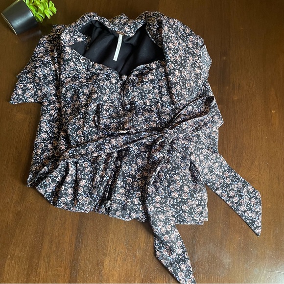 Free People Float On A Sunbeam Cottage Prairie Boho Dress Size Medium - Picture 13 of 14